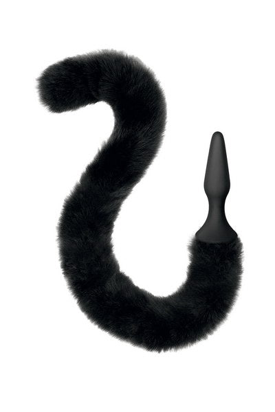 Sweet Caress - Plug con Coda Gatta - Nero