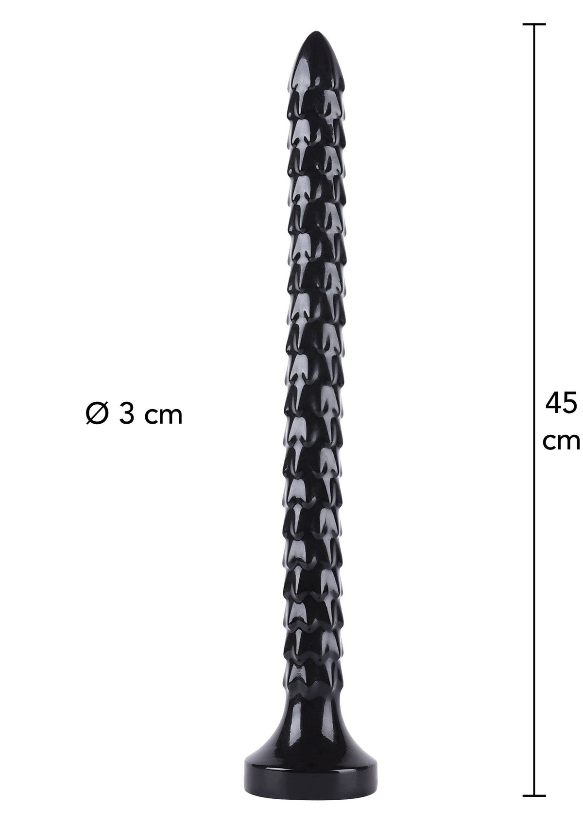 Serpente anale 45 cm nero