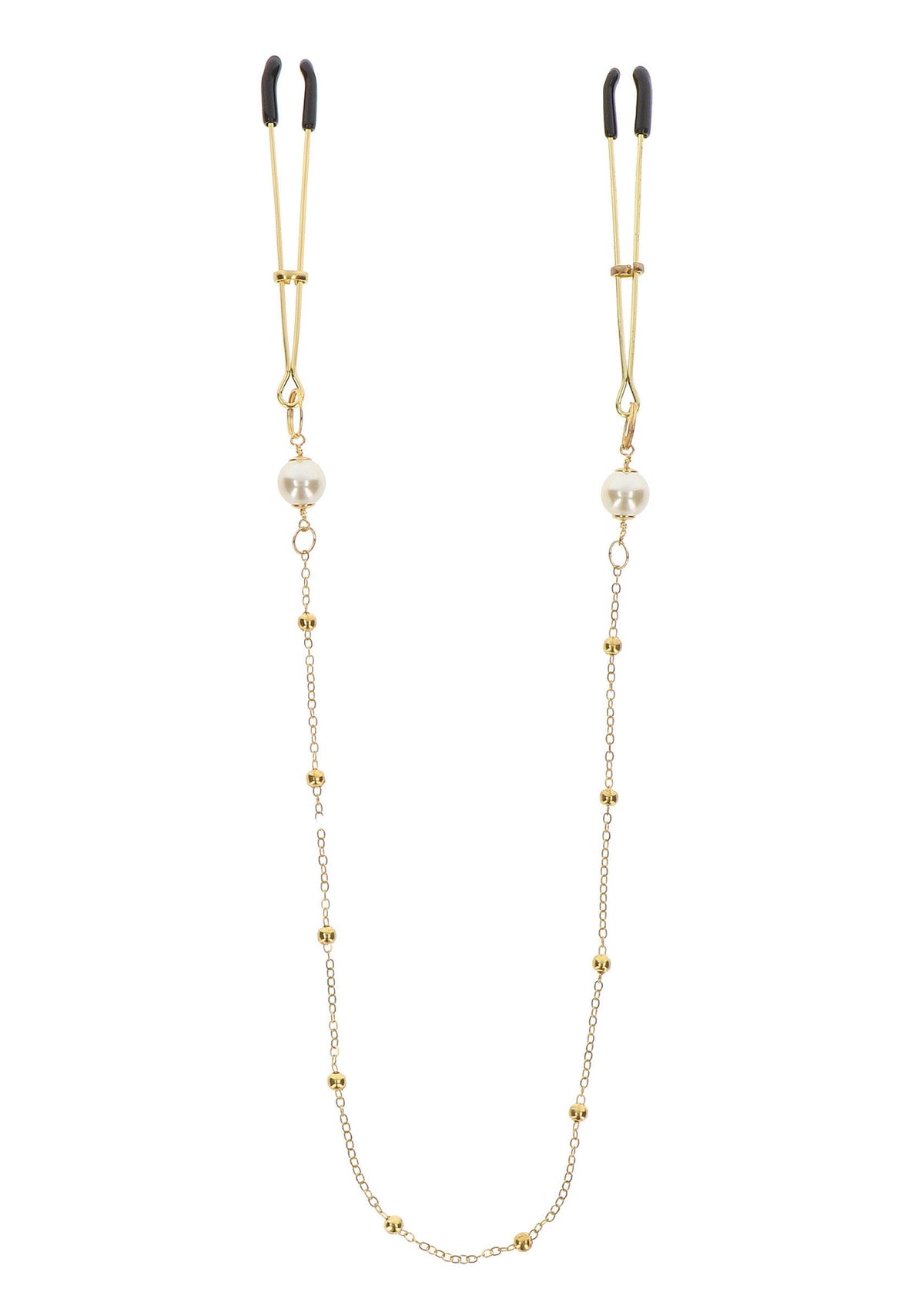 Pinzette Perla e Catena Deluxe oro